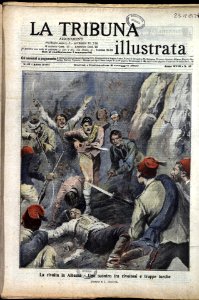 Albanian Revolt 1910-La Tribuna Illustrata article from August 16, 1910