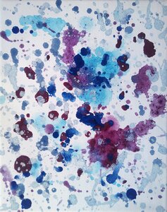 Creativity a child's drawing acrylic