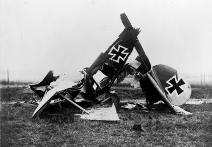 Albatros DIII wreck Flanders 1917