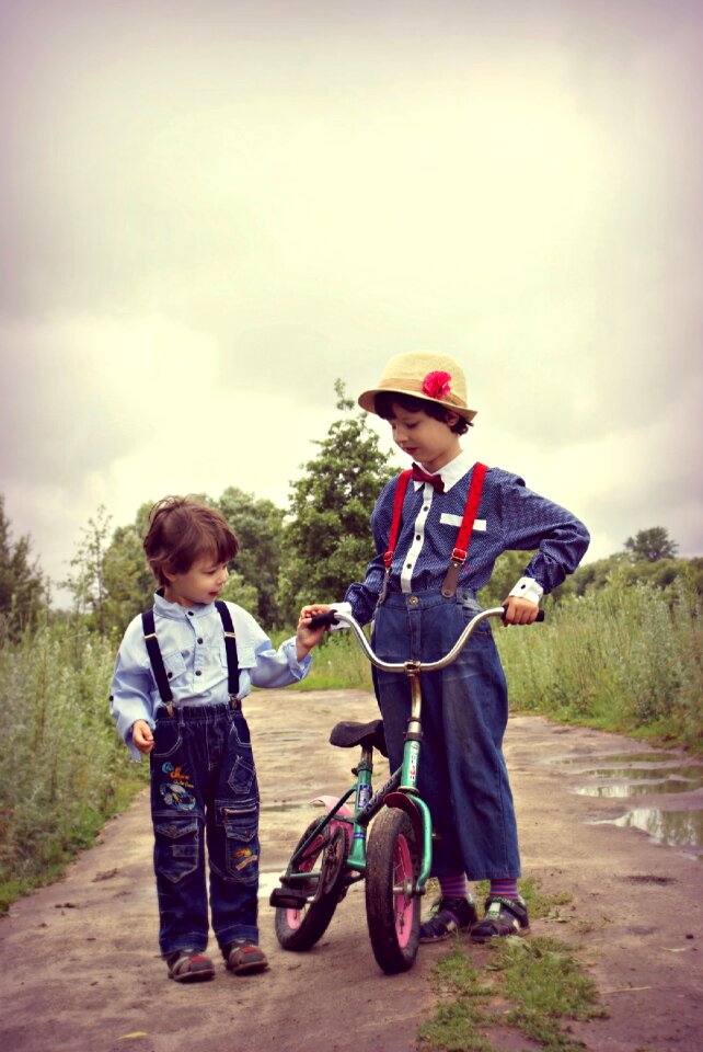 Friends family stroll