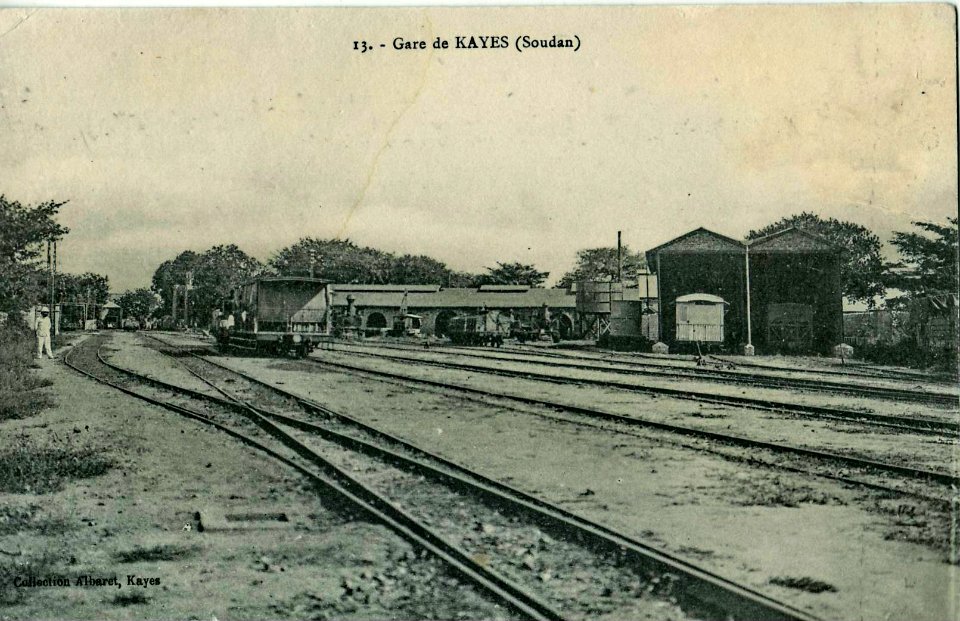 Albaret 13 - Gare de KAYES (Soudan)
