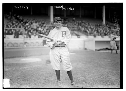 Albert Cozy Dolan, Philadelphia NL, at Polo Grounds, NY (baseball) LCCN2014692255