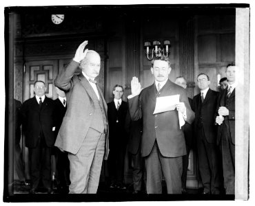 Albert B. Fall swearing in LOC npcc.03629
