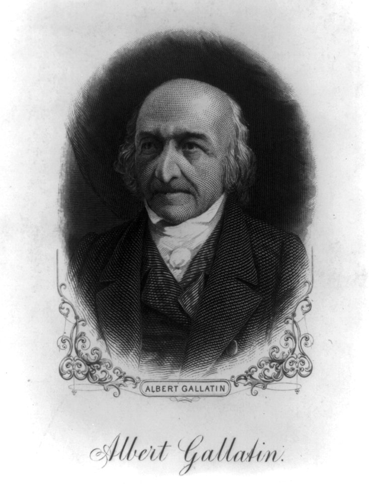 Albert Gallatin, oval bust portrait LCCN2017648510