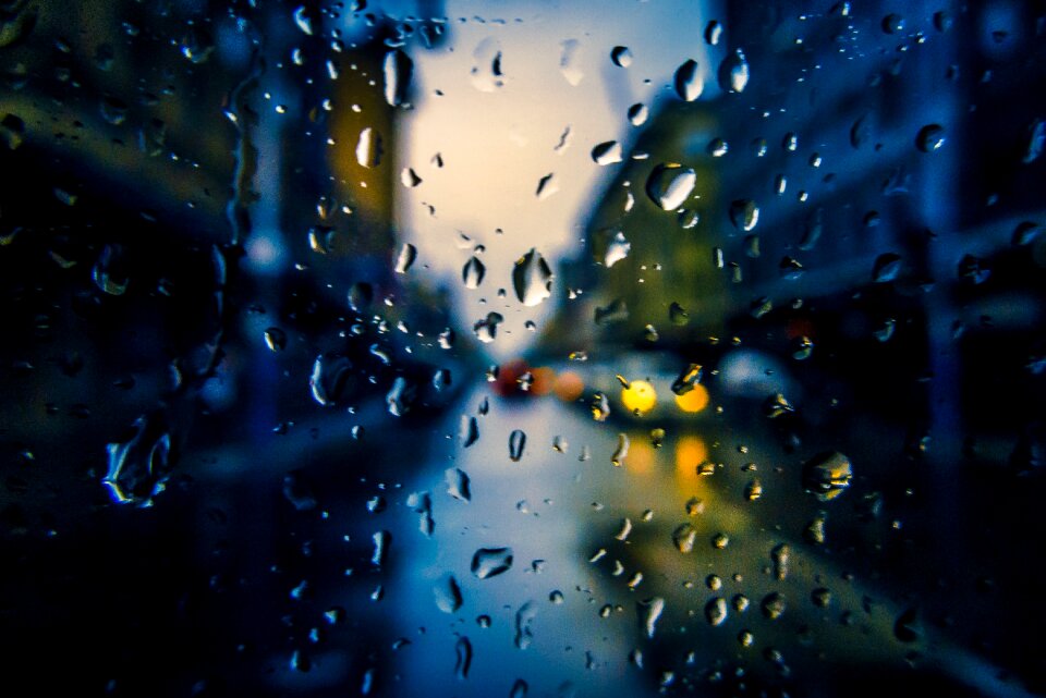 Window raining water