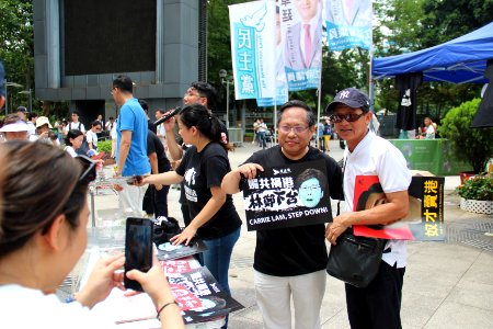 Albert Ho (何俊仁), solicitor and politician; Hong Kong anti-extradition bill protest; June 9, 2019
