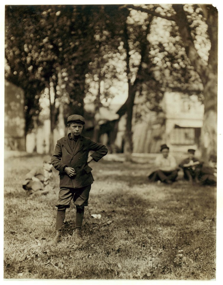 Albert Lavalle, 14 years old. Beginning work in American Woolen Co., Winooski, Vt. Illiterate. LOC nclc.01845