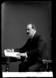 Albert Ranft, actor and theater manager, portrait 1906 - SMV - GR007