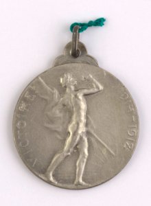 Albert Roi des Belges - Victoire! 1914-1918, medal by Jacques Marin (1877-1950), Belgium, 1918, Coins and Medals Department of the Royal Library of Belgium, 2Lef99-7 (verso)