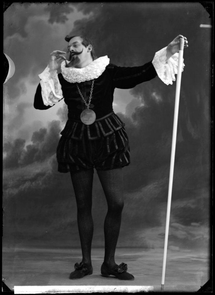 Albert Ståhl in Trettondagsafton at Skådebanans friluftsteater 1911 - SMV - GS109