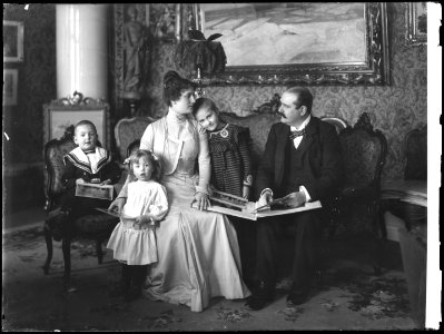 Albert Ranft and family, photo 1901 - SMV - NR011