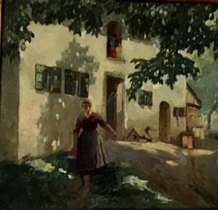 Albert Reich Frau mit Wassereimer
