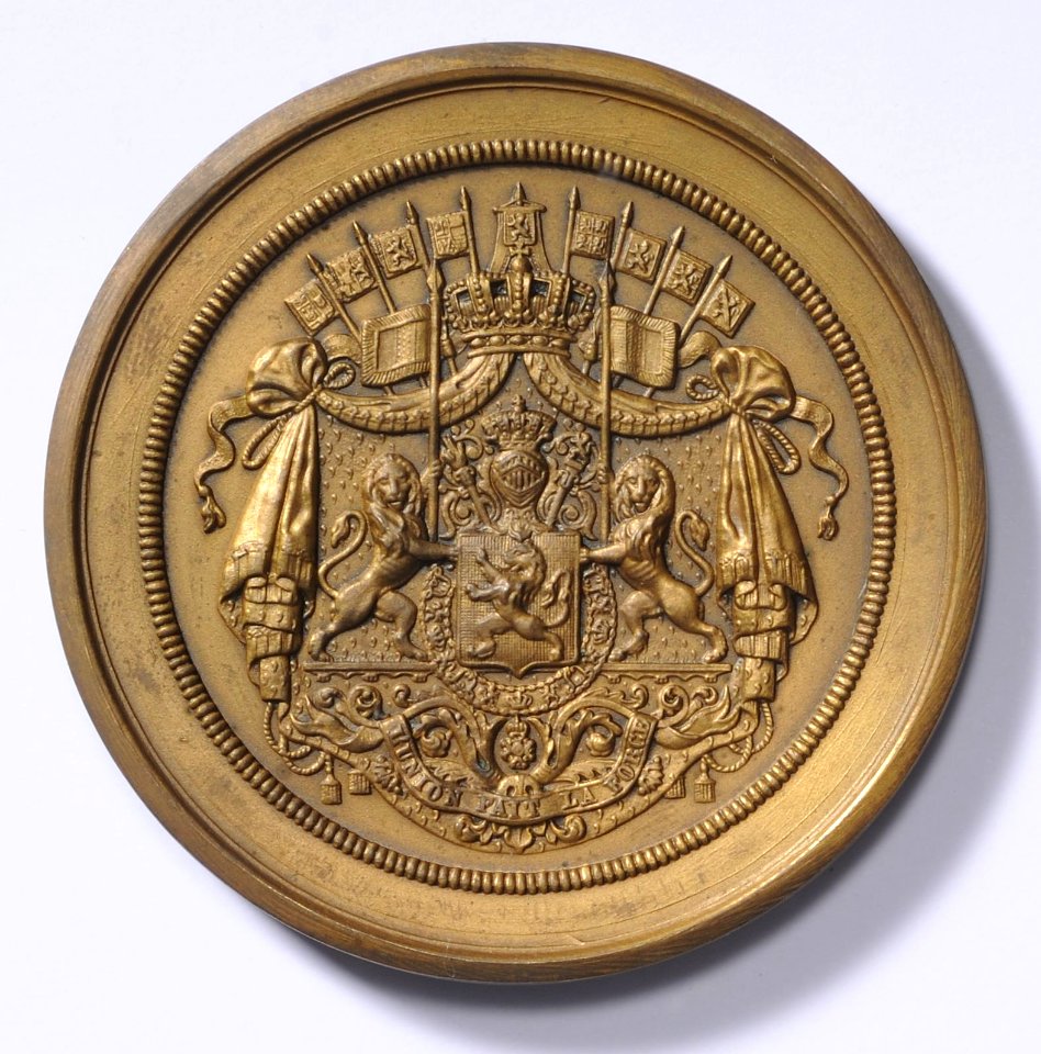 Albert Roi des Belges - L'Union Fait la Force, medal by Jacques Marin (1877-1950), Belgium, 1914, Coins and Medals Department of the Royal Library of Belgium, 2Lef 6 - 20 (verso)