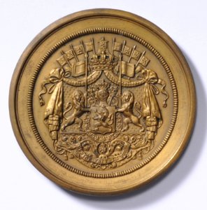 Albert Roi des Belges - L'Union Fait la Force, medal by Jacques Marin (1877-1950), Belgium, 1914, Coins and Medals Department of the Royal Library of Belgium, 2Lef 6 - 20 (verso)