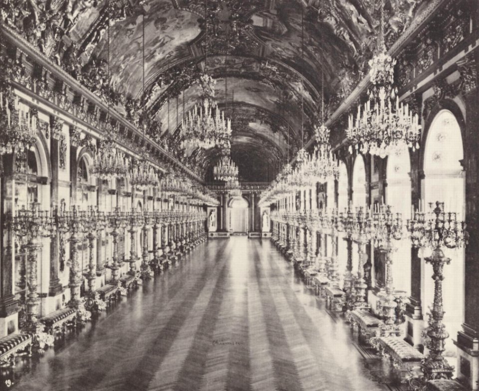 Albert, Joseph - Bayerische Königsschlösser, Schloss Herrenchiemsee – Spiegelgalerie (Zeno Fotografie)