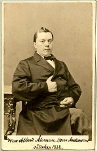 Albert Åhman, porträtt - SMV - H9 077