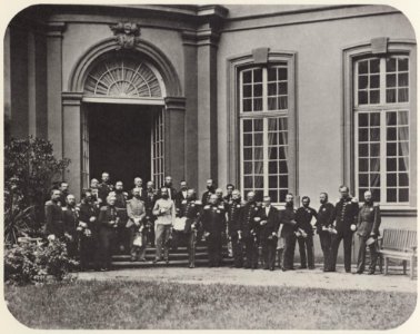 Albert, Joseph - Die Teilnehmer des Deutschen Fürstenkongresses in Frankfurt (2) (Zeno Fotografie)