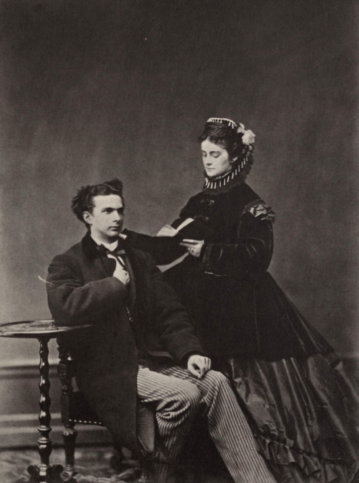 Albert, Joseph - König Ludwig II. und seine Verlobte, Prinzessin Sophie, Herzogin in Bayern (Zeno Fotografie)