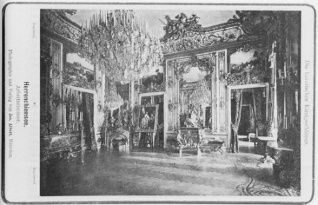 Albert, Joseph - Bayerische Königsschlösser, Herrenchiemsee – Arbeitszimmer (Zeno Fotografie)