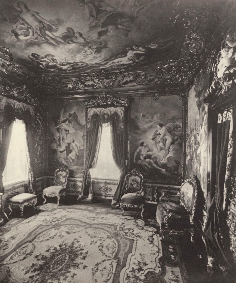 Albert, Joseph - Bayerische Königsschlösser, Schloss Linderhof – Östliches Gobelin-Zimmer (Zeno Fotografie)