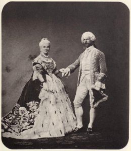 Albert, Joseph - Königin Marie und Prinz Luitpold im Ballkostüm (Zeno Fotografie)
