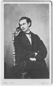 Albert, Joseph - Porträtstudie von König Ludwig II. (2) (Zeno Fotografie)