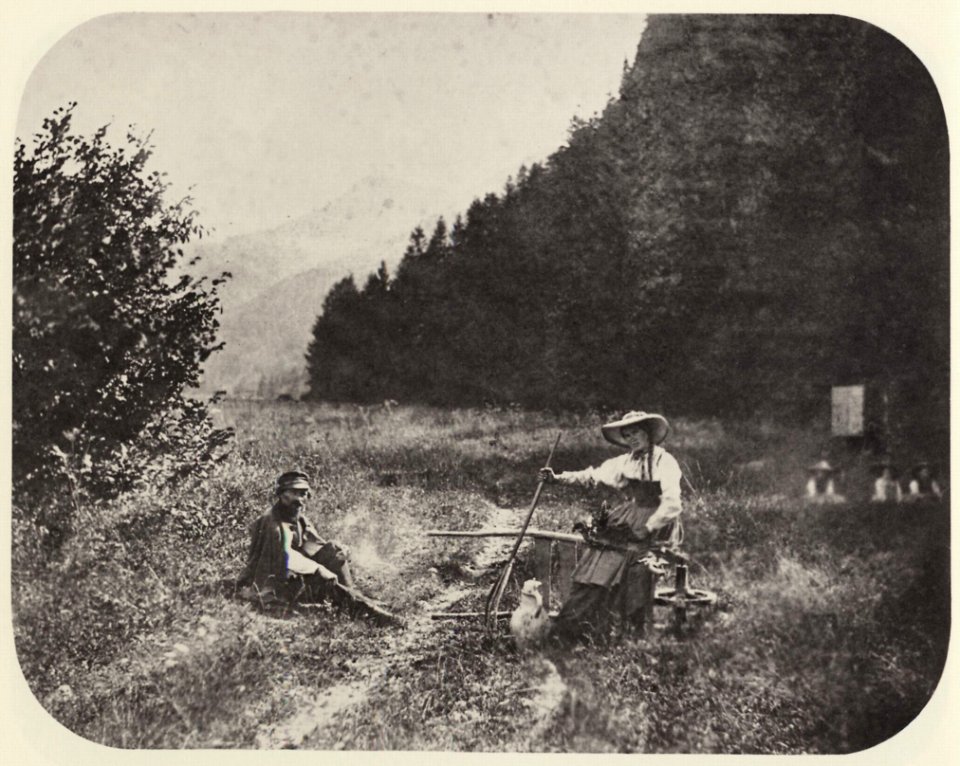 Albert, Joseph - »Rastende Landarbeiterin« (Zeno Fotografie)
