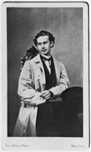 Albert, Joseph - Porträtstudie von König Ludwig II. (1) (Zeno Fotografie)