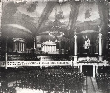 Alberthalle innen Leipzig um 1890