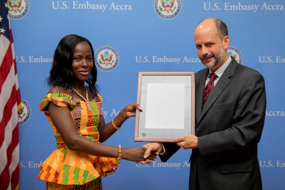 Alberta Aseye Ama Duhoe - IVLP 2019 Alumni Certificate Presentation