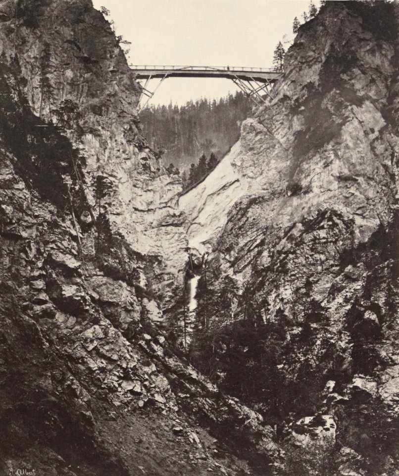 Albert, Joseph - Neuschwanstein – Marienbrücke über der Pöllatschlucht (Zeno Fotografie)