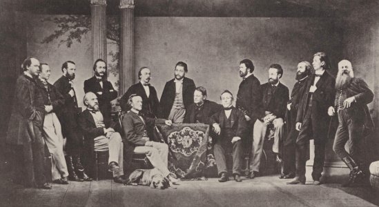 Albert, Joseph - Richard Wagner im Kreise von Freunden und Verehrern vor der Uraufführung des »Tristan« in München (Zeno Fotografie)