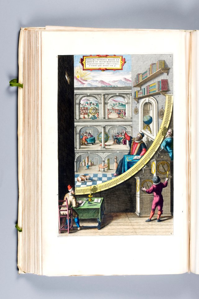 Atlas. Kolorerad illustration. Foliant - Skoklosters slott - 87091