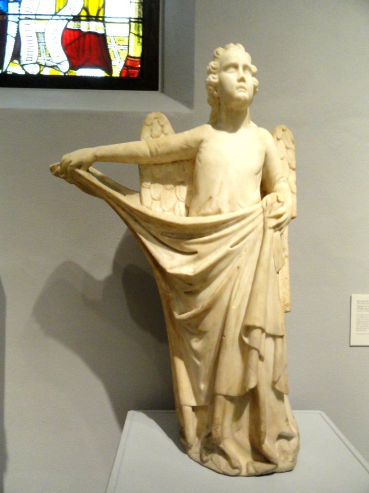 Attendant Angel, workshop of Tino da Camaino, Italy, 1325-1335 - Nelson-Atkins Museum of Art - DSC08300