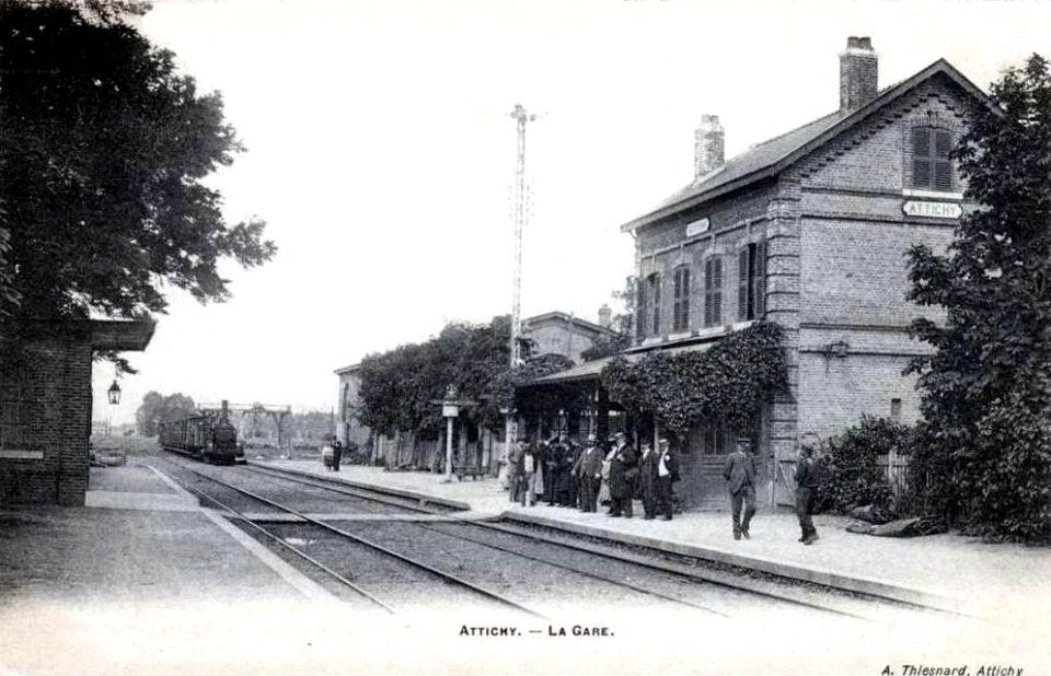 Attichy (60), la gare (2)
