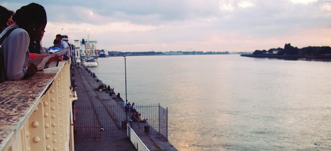 Ships people water