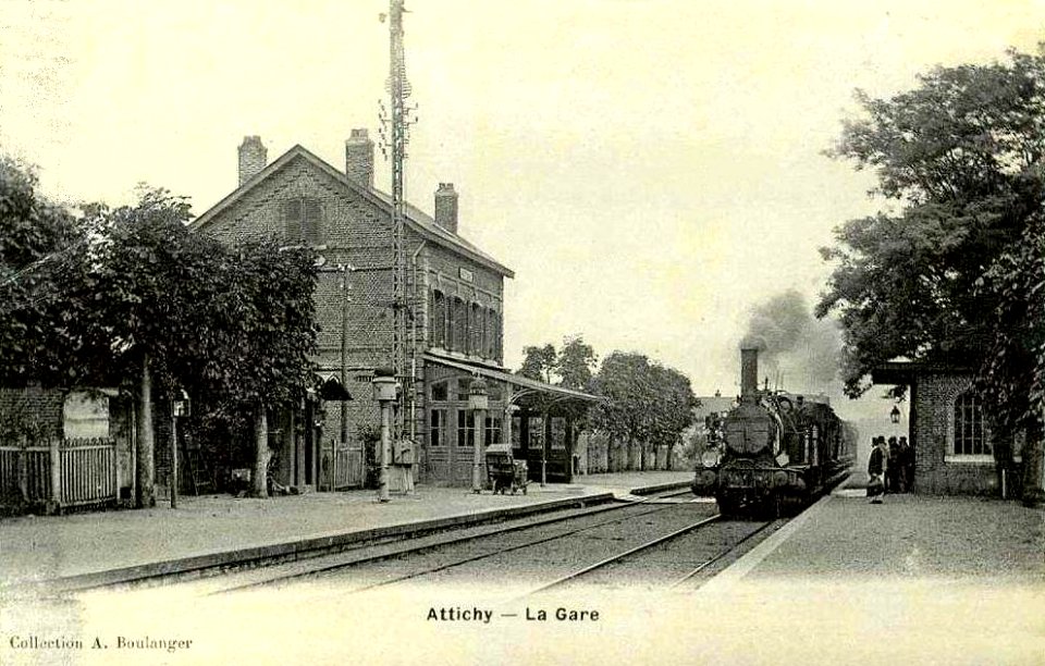 Attichy (60), la gare (1)