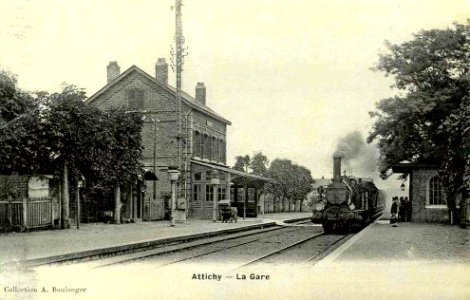 Attichy (60), la gare (1)