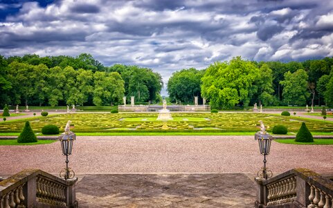 Schlossgarten castle park artwork photo
