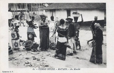 Au Congo Belge-Matadi-Au Marché photo