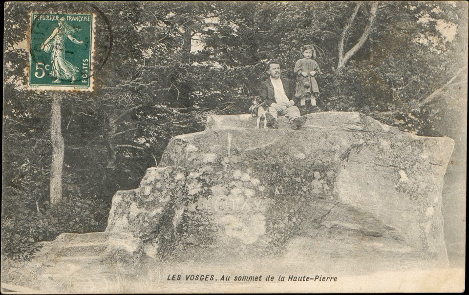 Au sommet de la Haute-Pierre CP 4980 PsurR