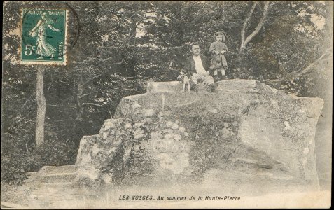 Au sommet de la Haute-Pierre CP 4980 PsurR