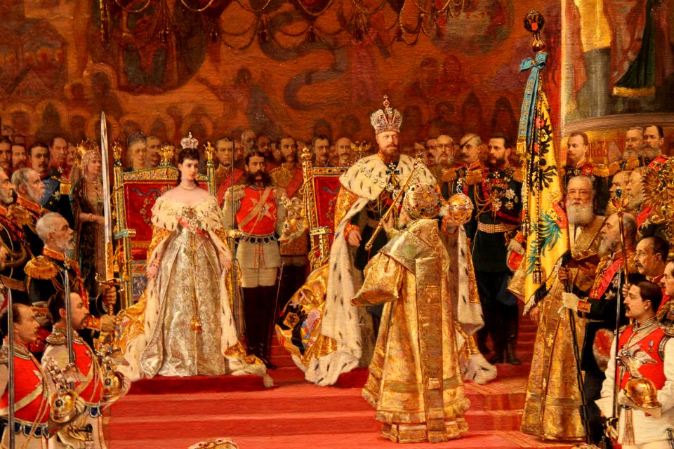 Au service des Tsars - George Becker - Le couronnement de l'empereur Alexandre III et de l'impératrice Maria Ferodovna - 1888 - ЭРЖ-1637 - 002