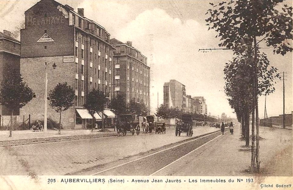 Aubervillers avenue Jean Jaures