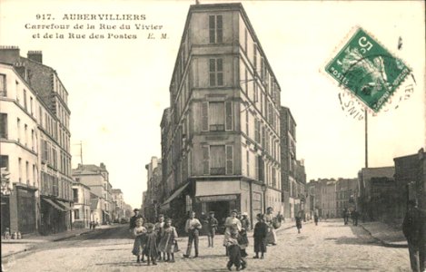 Aubervilliers.Rue des Postes.Rue du Vivier