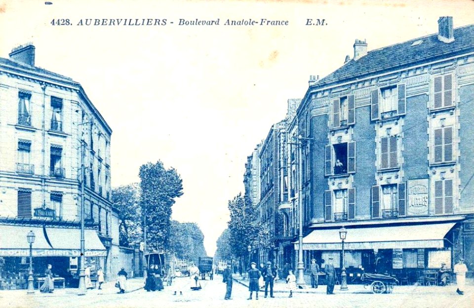 Aubervilliers.Boulevard Anatole-France