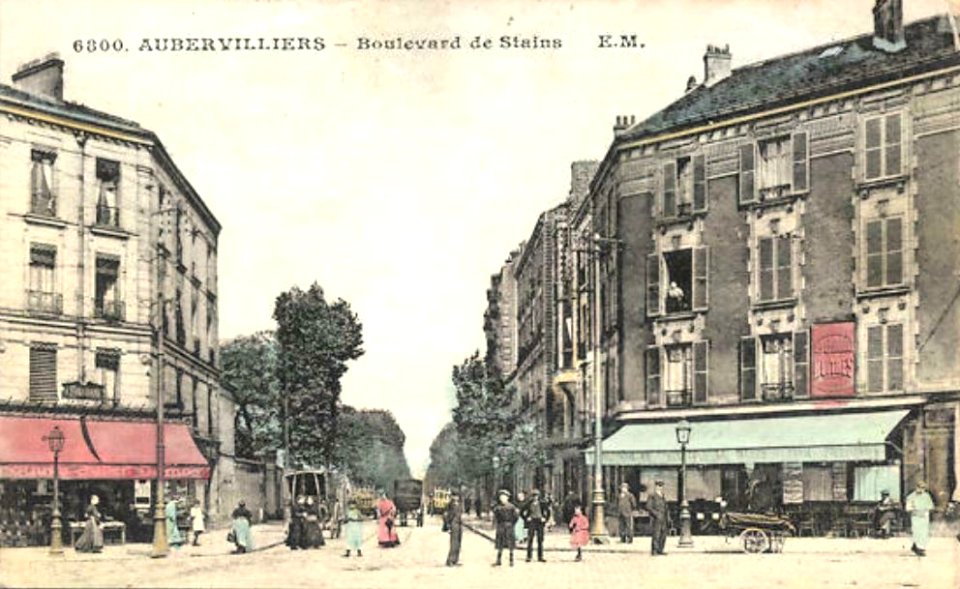 Aubervilliers.Boulevard de Stains