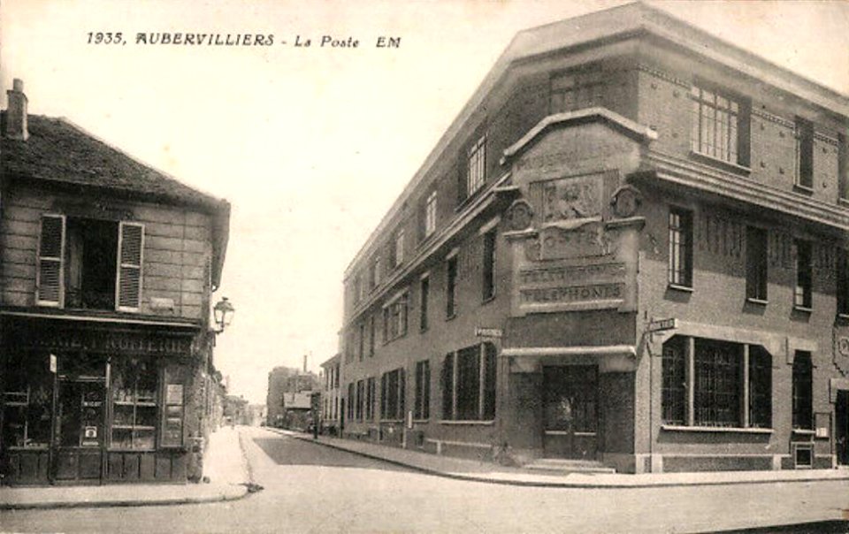 Aubervilliers.Bâtiment de l'ancienne poste