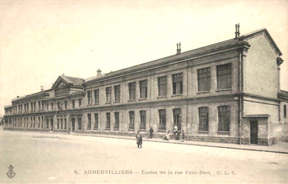 Aubervilliers.Écoles de la rue Paul-Bert