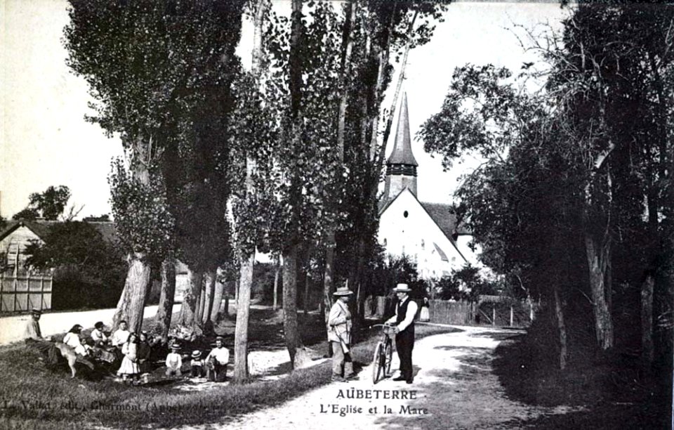 Aubeterre église mare